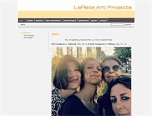 Tablet Screenshot of larete-artprojects.net